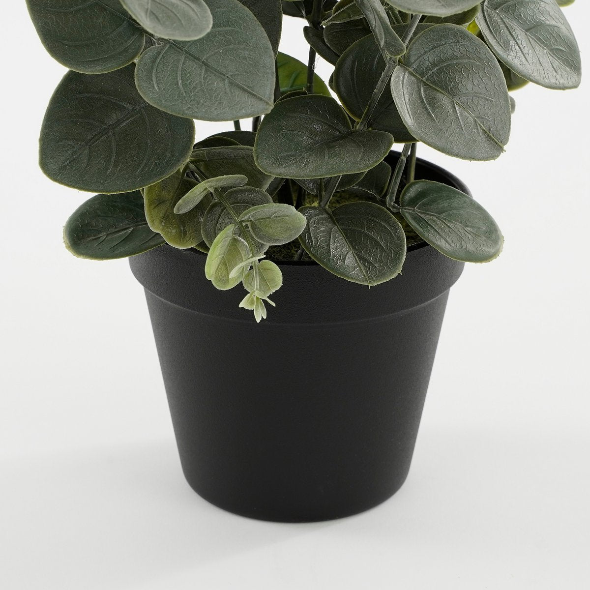 Künstliche Eukalyptuspflanze im Blumentopf – H53 x Ø23 cm – Grün