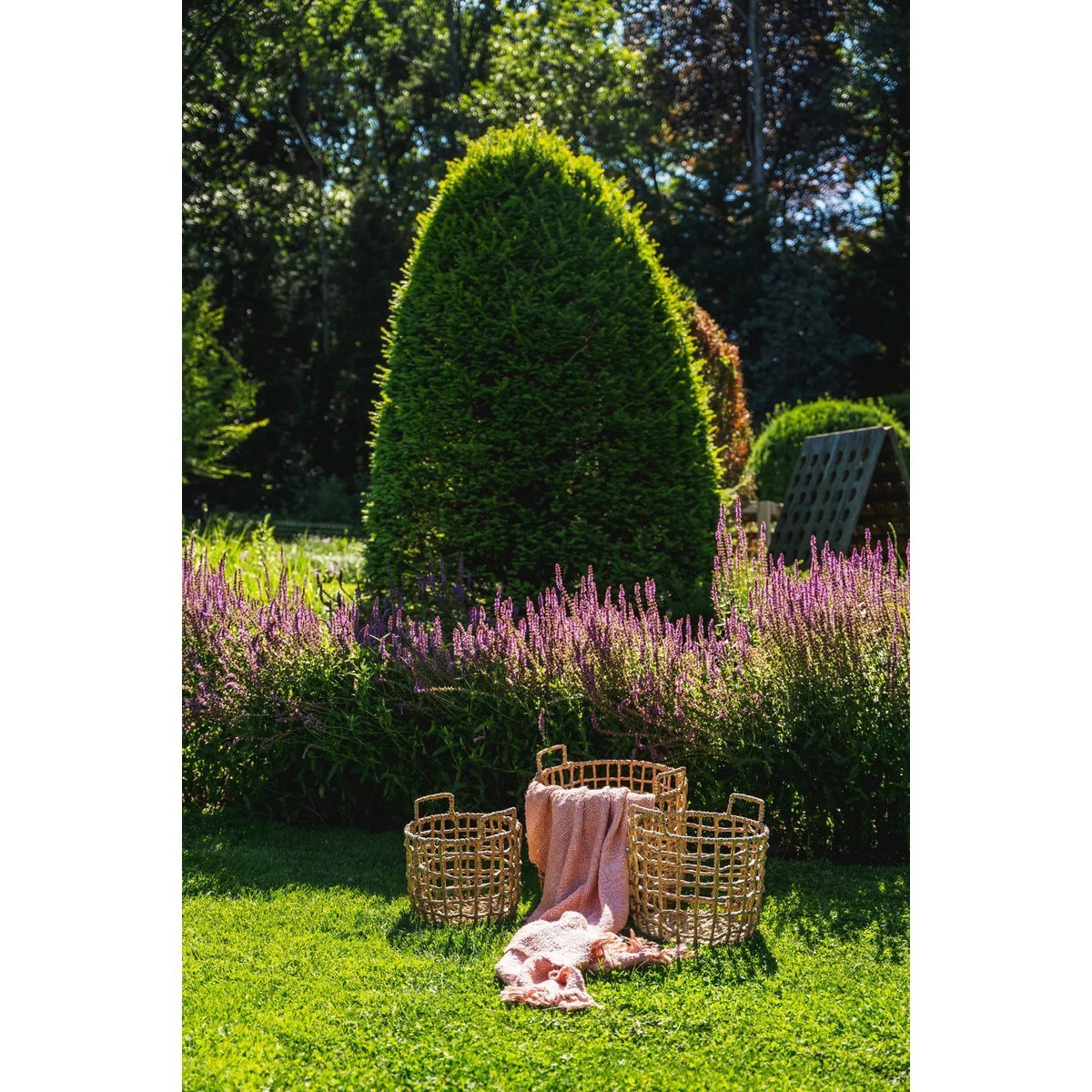 Bazar Bizar Baumwoll Plaid – Lachsrosa 130 x 170