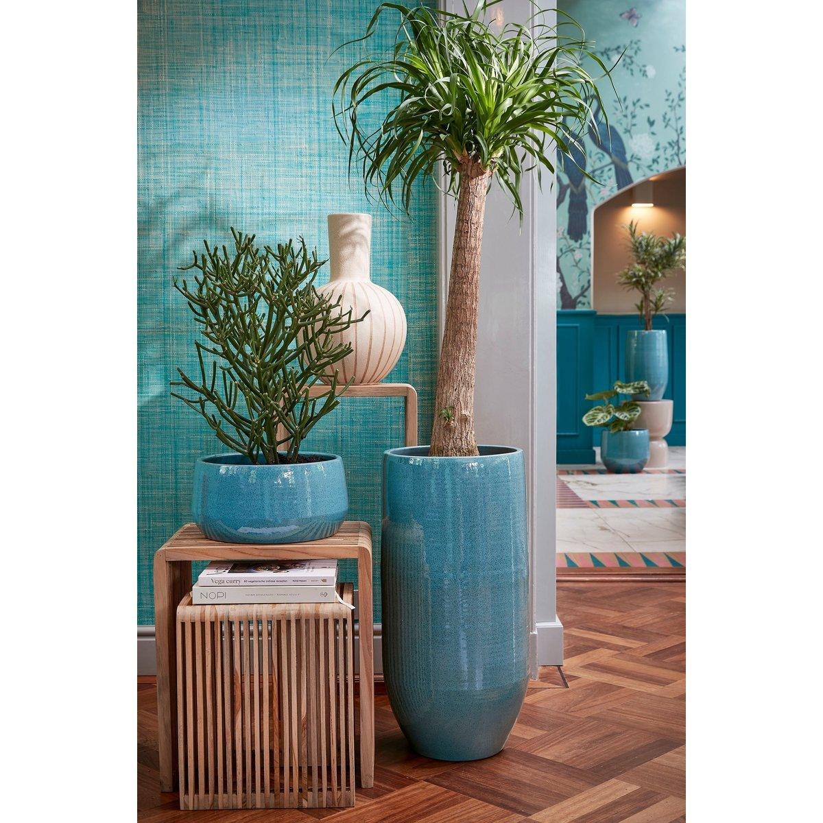 Holm Vase – H42 x Ø28 cm – Keramik – Creme - Vitalia Bloom