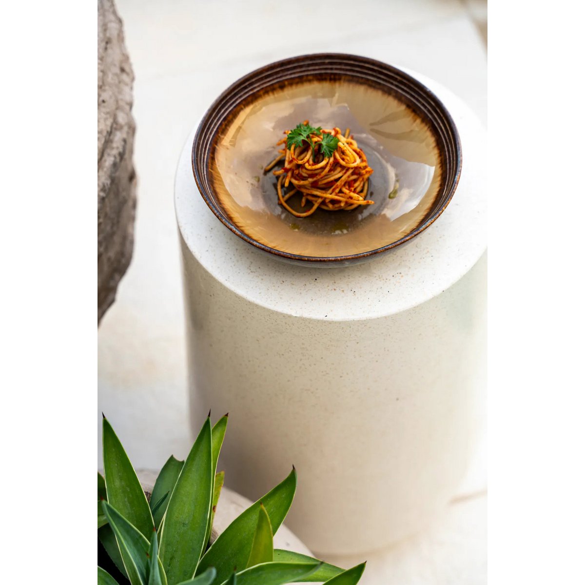 Bazar Bizar Comporta Pasta Platte - L - 4er Set