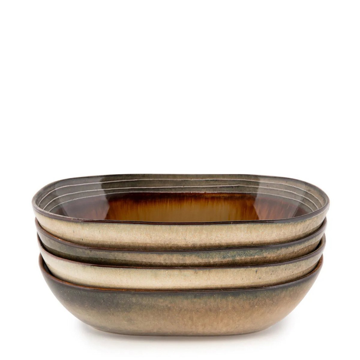 Bazar Bizar Comporta Oval Bowl - L - 4er Set