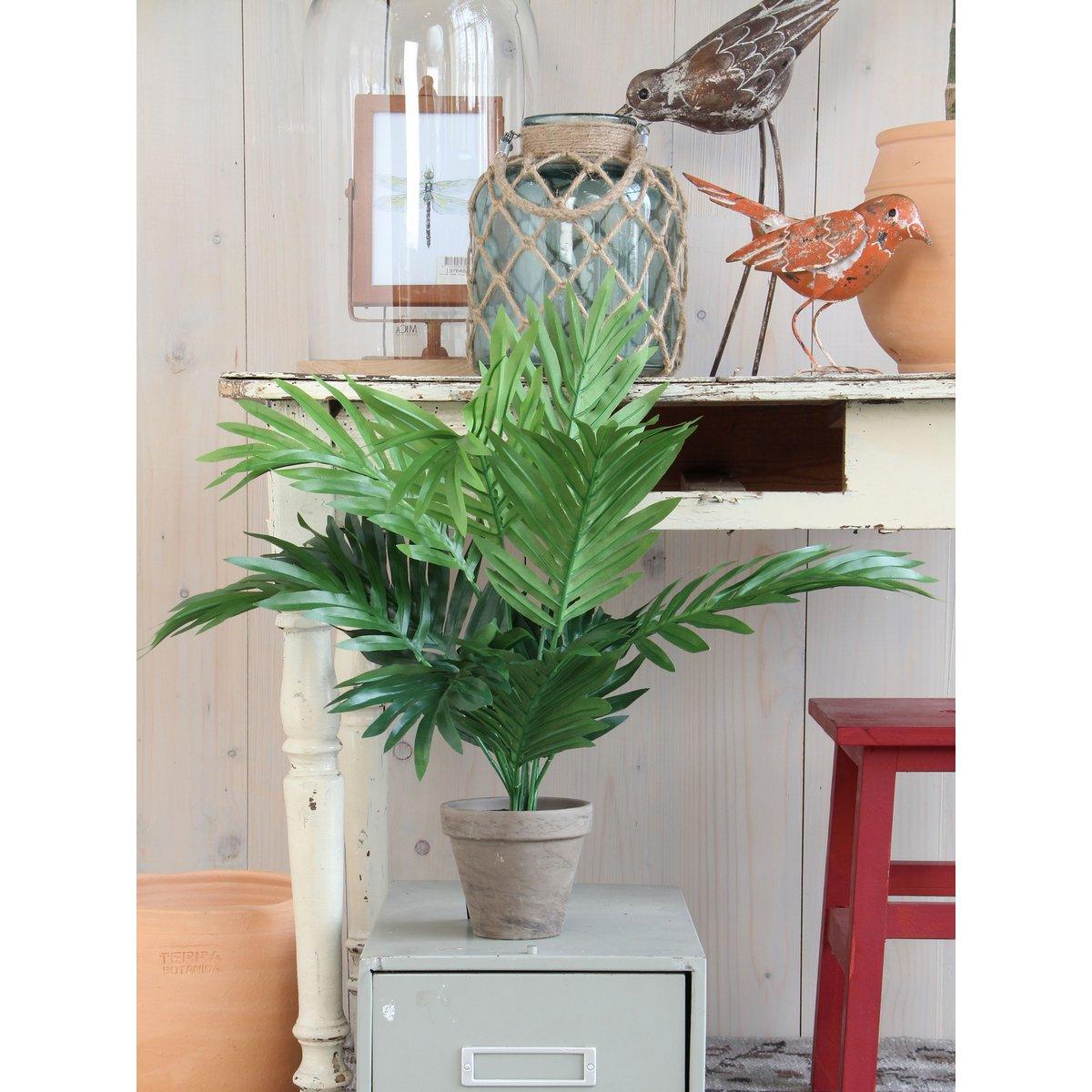 Künstliche Areca-Palme im Blumentopf Stan – H45 x Ø60 cm – Grün - Vitalia Bloom