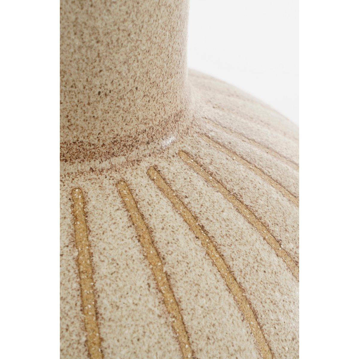 Holm Vase – H42 x Ø28 cm – Keramik – Creme - Vitalia Bloom