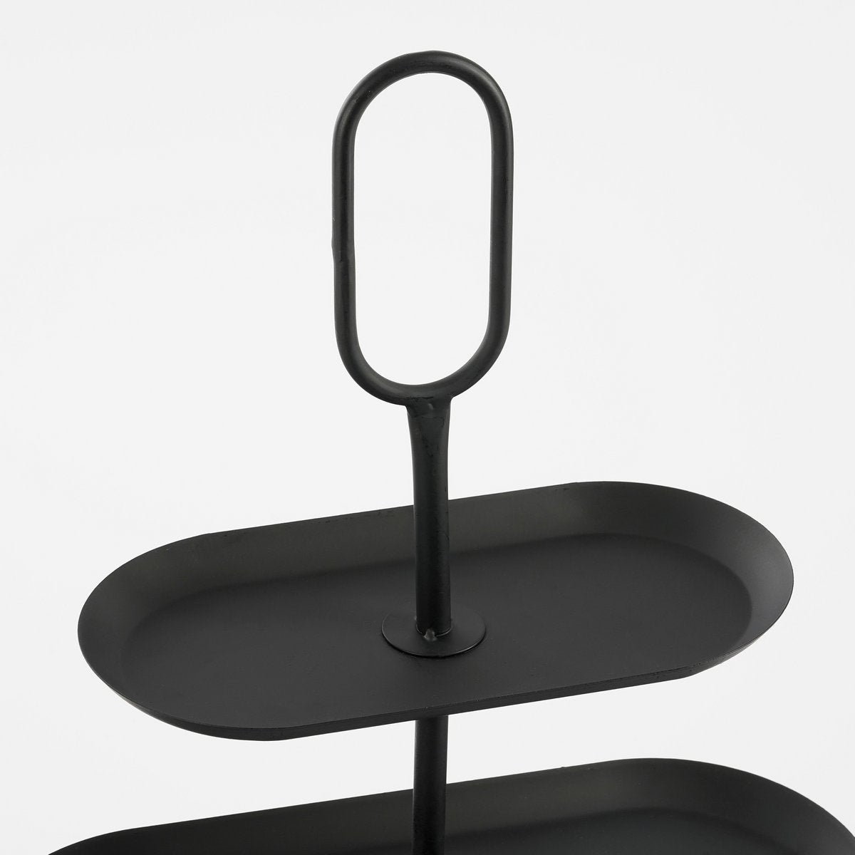 Rama Etagere 3 Ebenen – L48 x B20 x H55 cm – Metall – Schwarz