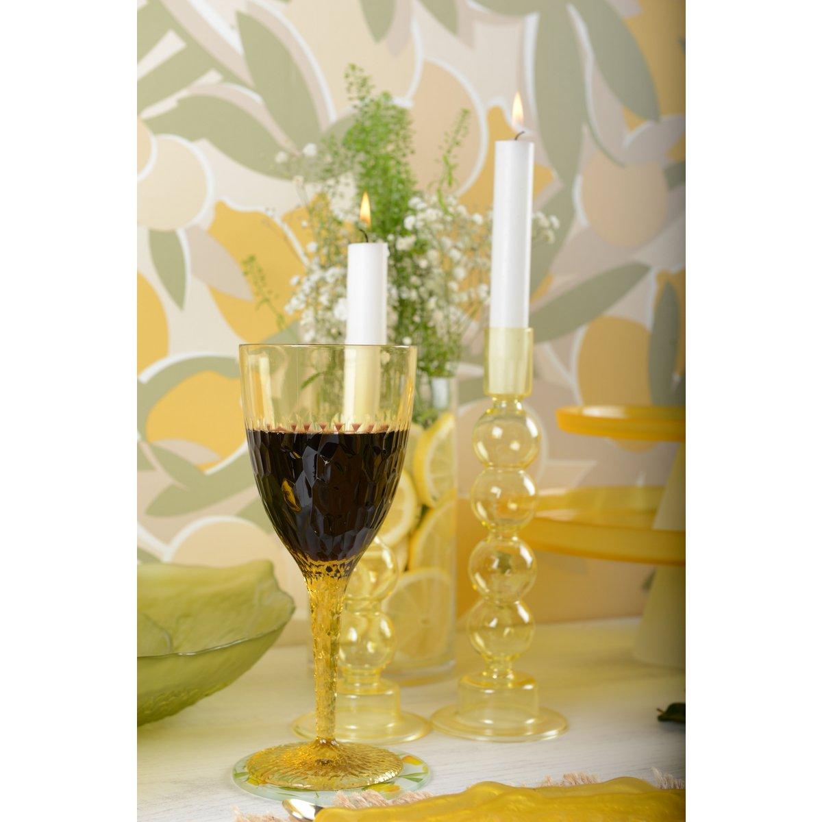ACRYLGELBE WEINGLÄSER – 6ER-SET - Vitalia Bloom