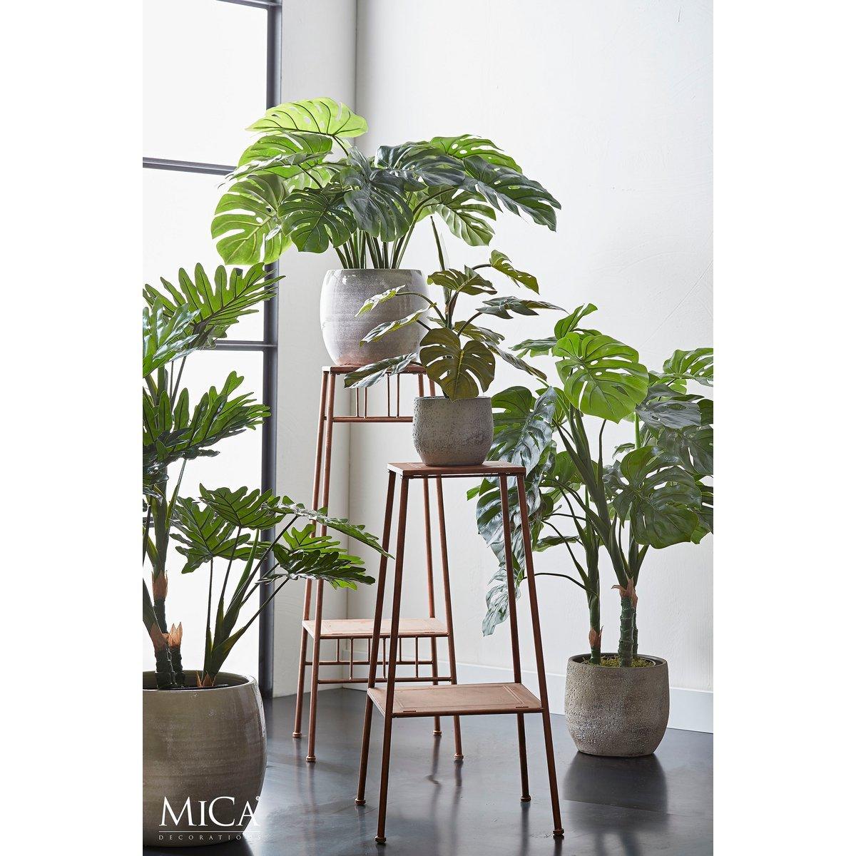 Künstliche Pflanze Monstera – H140 x Ø80 cm – Grün - Vitalia Bloom