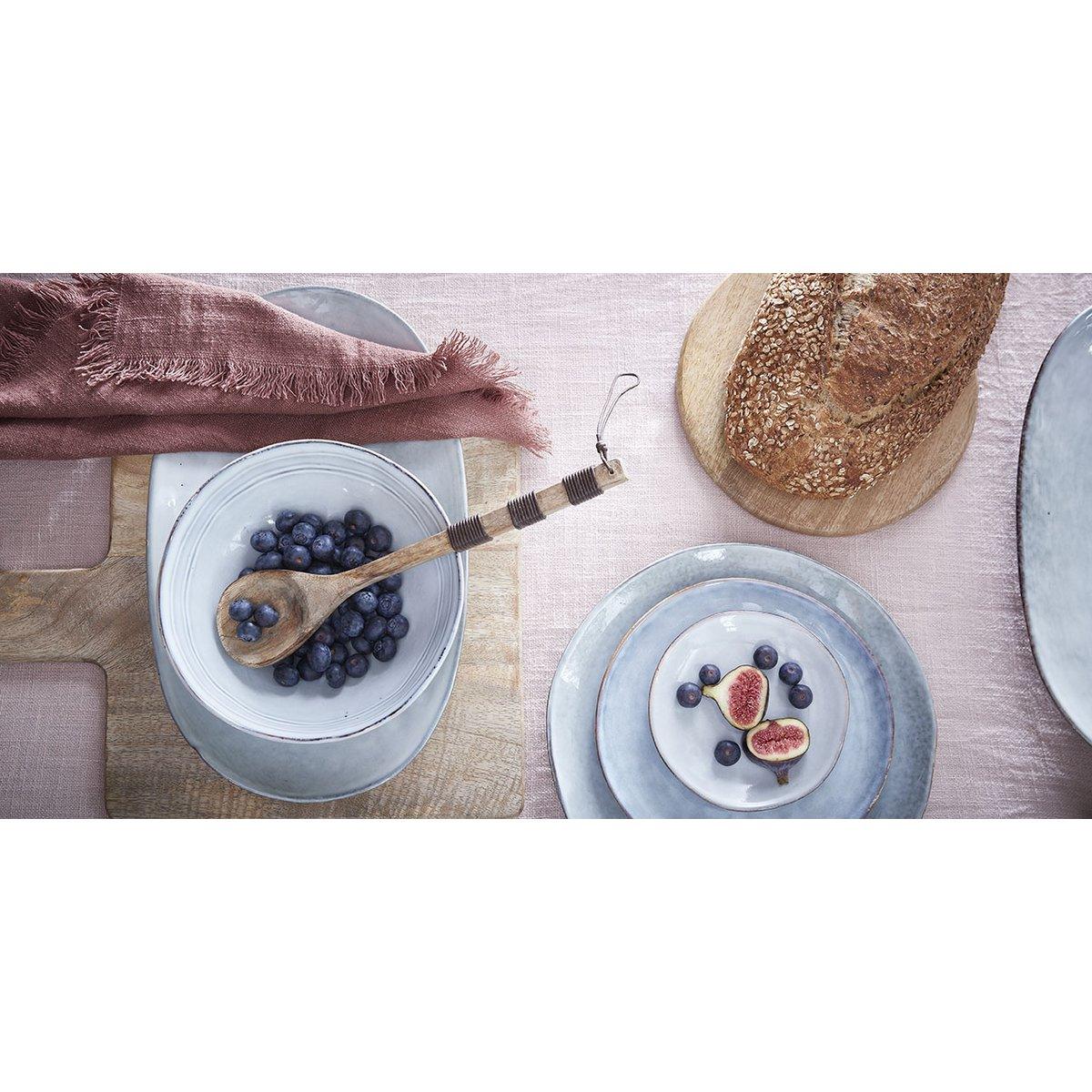 Tabo Crockery Set 4 Personen - Grau - Vitalia Bloom