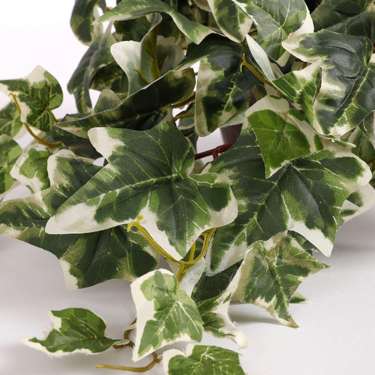 Künstliche Hedera-Pflanze im Blumentopf Stan – H45 x Ø25 cm – grün bunt - Vitalia Bloom