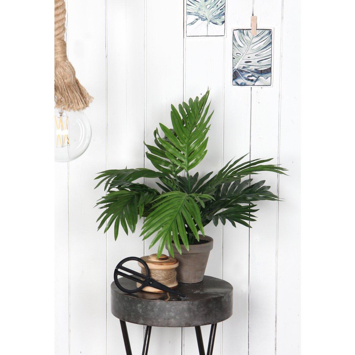 Künstliche Areca-Palme im Blumentopf Stan – H45 x Ø60 cm – Grün - Vitalia Bloom