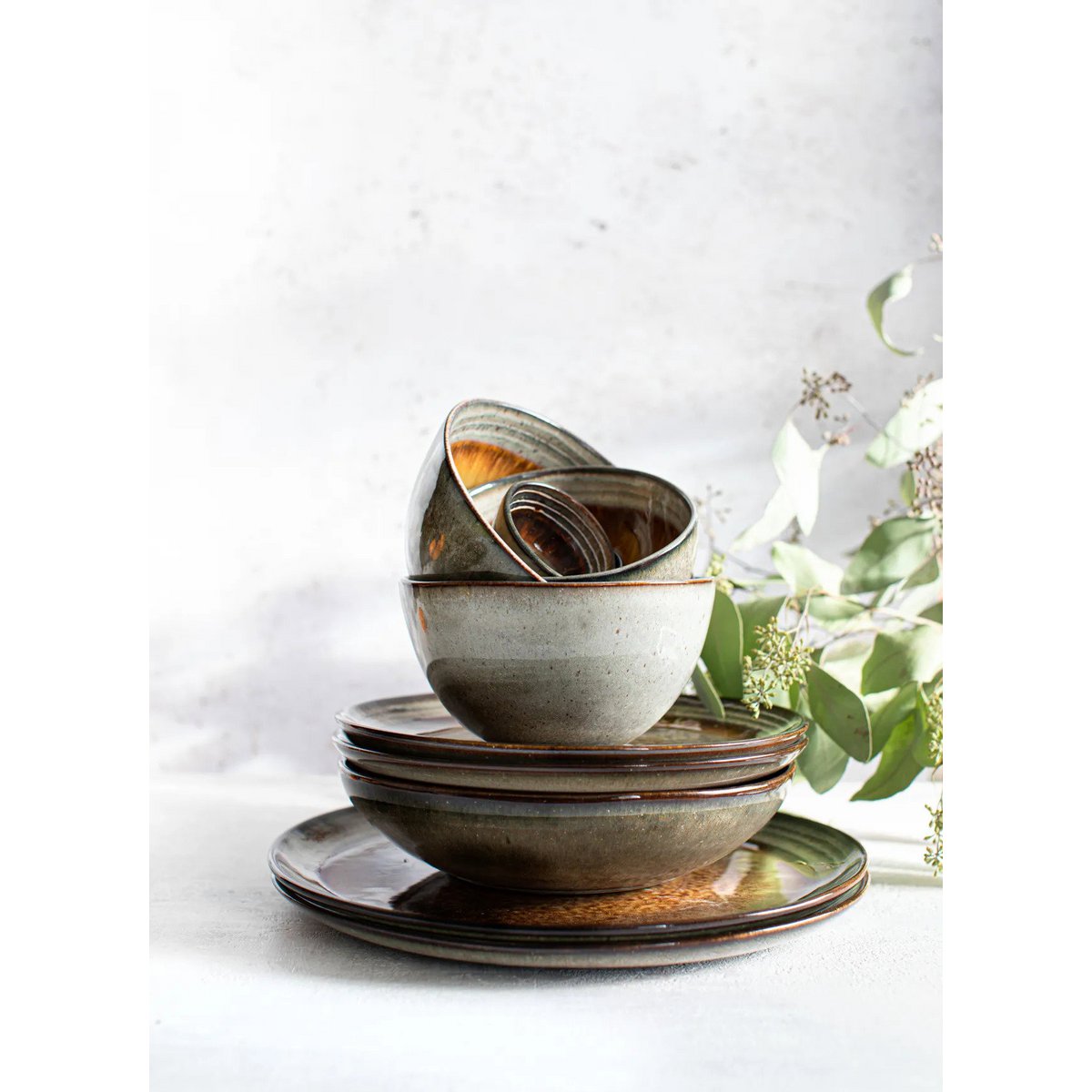 Bazar Bizar Comporta Pasta Platte - L - 4er Set