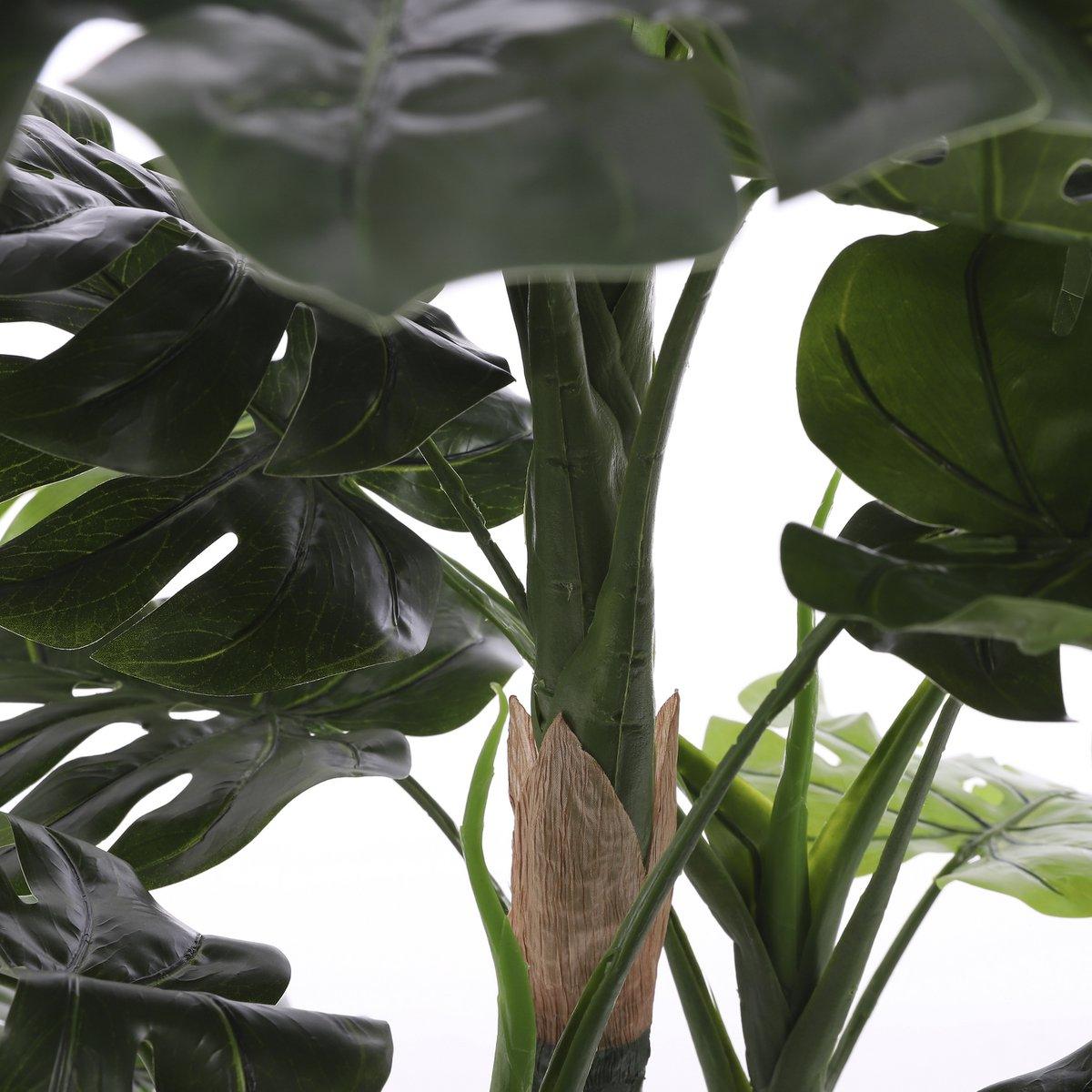 Künstliche Pflanze Monstera – H140 x Ø80 cm – Grün - Vitalia Bloom