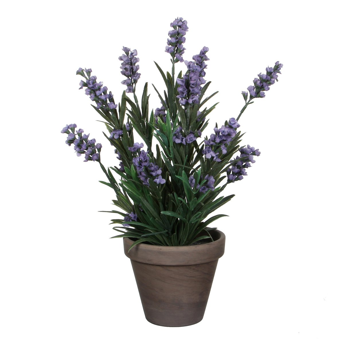 Künstliche Lavendelpflanze im Blumentopf Stan – H33 x Ø20 cm – Blau