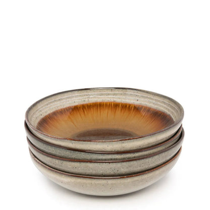 Bazar Bizar Comporta Pasta Platte - L - 4er Set