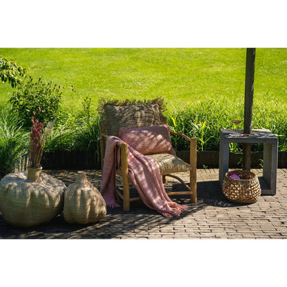 Bazar Bizar Baumwoll Plaid – Lachsrosa 130 x 170