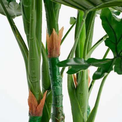 Kunstpflanze Philodendron – H120 x Ø80 cm – Grün