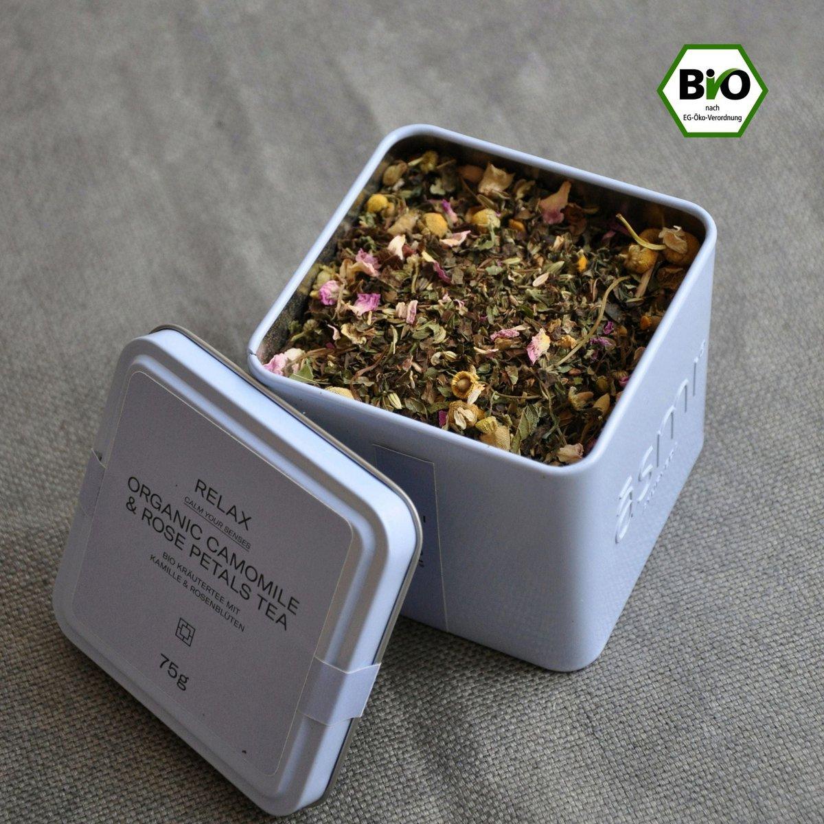 Relax Tee mit Kamille & Rosenblütenblätter - Vitalia Bloom