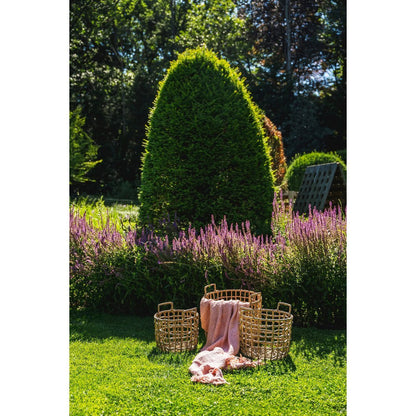 Bazar Bizar Baumwoll Plaid – Lachsrosa 130 x 170