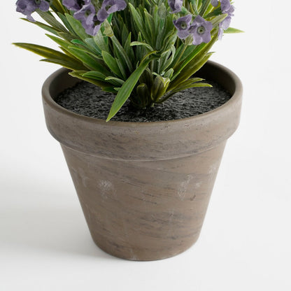 Künstliche Lavendelpflanze im Blumentopf Stan – H33 x Ø20 cm – Blau