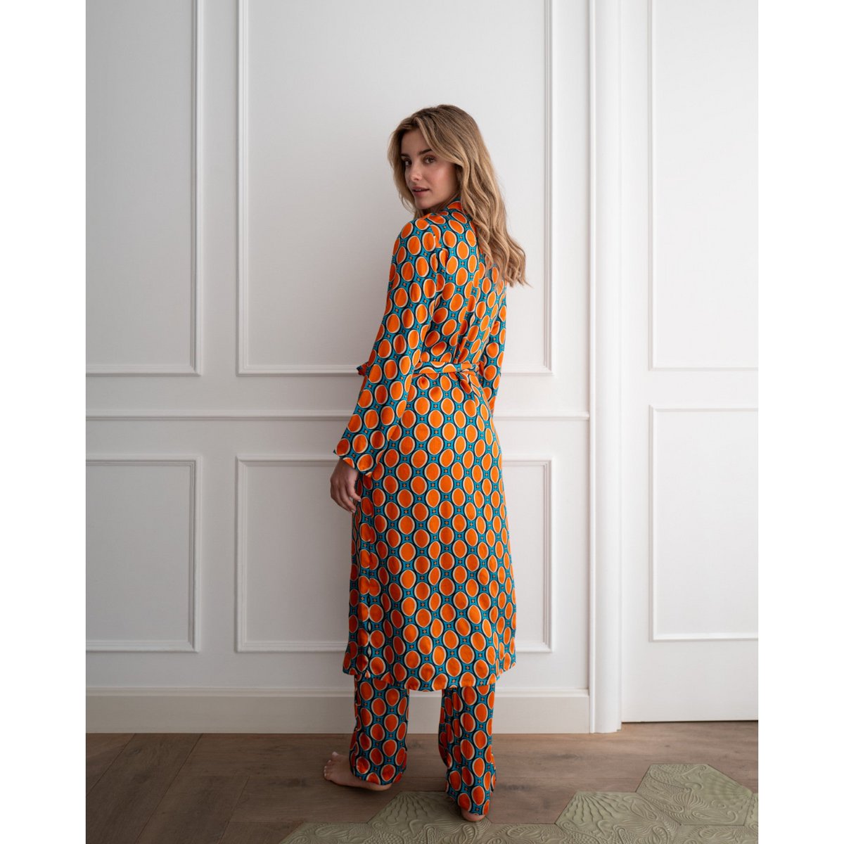 byVivi Kimono Punkte Damen Loungewear