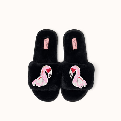 Slipper Schwarz