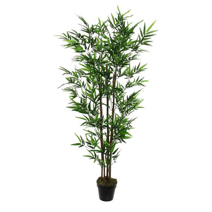 Künstliche Bambuspflanze – H155 x Ø90 cm – Grün - Vitalia Bloom