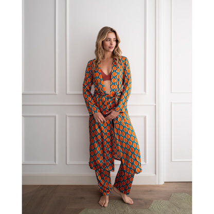 byVivi Kimono Punkte Damen Loungewear